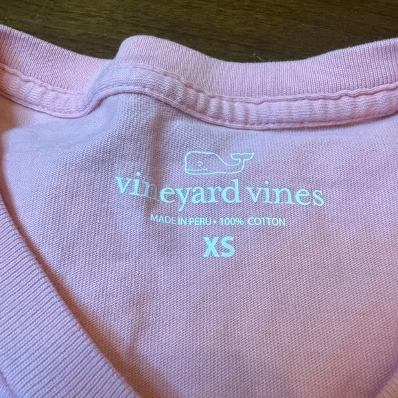 Vineyard Vines FLORIDA Pink Cotton Tee Size XS - Picture 4 of 4